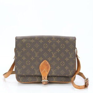 Louis Vuitton Cartouchiere Leather Crossbody Bag Tote